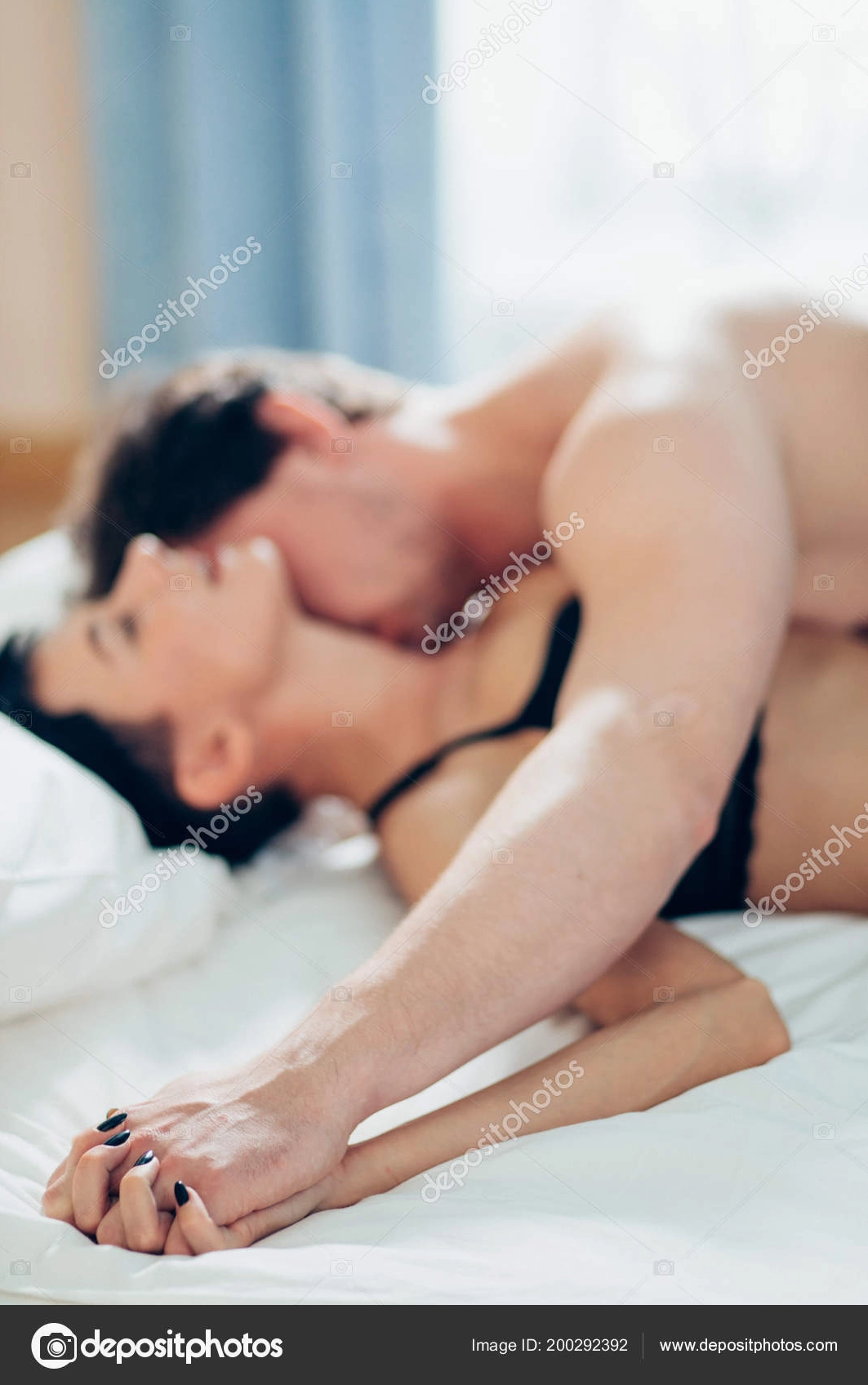 Close-up of intimate hand touch