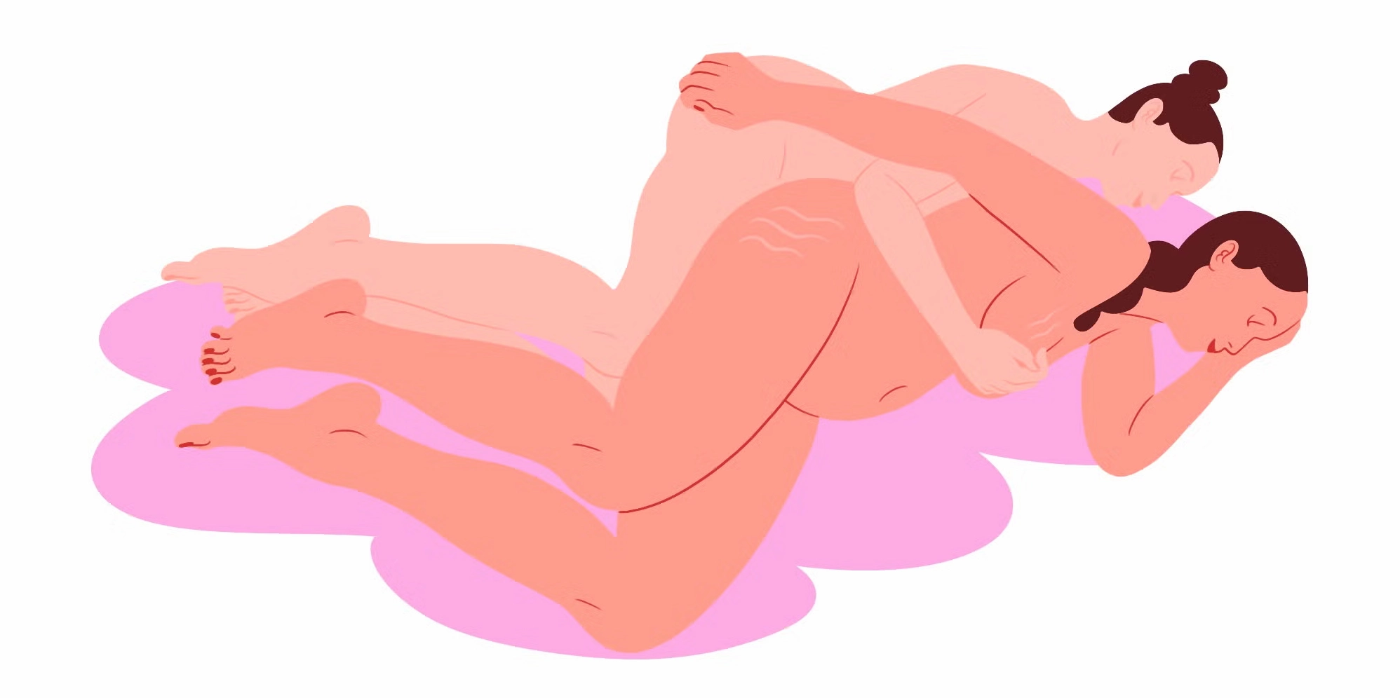 Sensual Spooning position